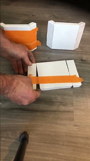 Quick trick for installing base molding on rounded Sheetrock corners