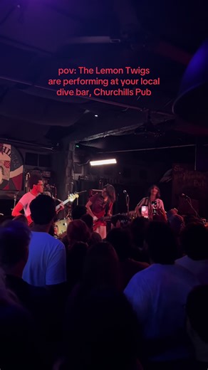 The Lemon Twigs Live Performance at Churchill's Pub