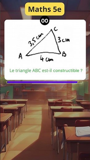 🔺 5th Grade Math Challenge: Is triangle ABC constructible? 🤔