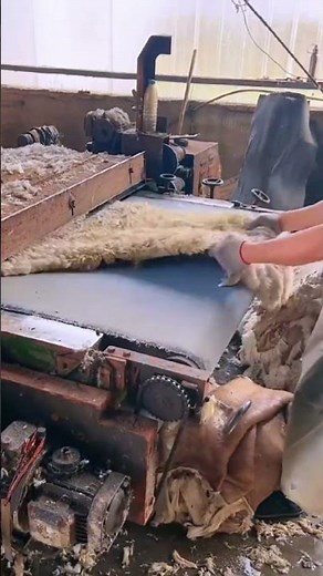 Sheep wool drawing process- Good tools and machinery can increase work efficiency