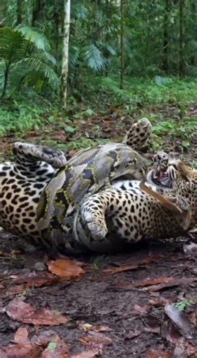 Cheetah 🐆 vs. Python 🐍, who wins? 😱