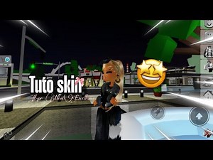 😝🖤Tuto skin full black pour fille 92ii 💅+qql codes brookhaven rp🏡