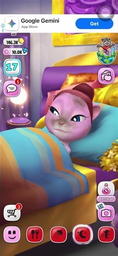 My talking angela #funny #mobileapp #talkingtom #mobilegame #mytalkingangela #cat #talking