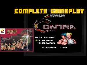 Contra (NES)(Japanese Fan Translated) Walkthrough [No Commentary]