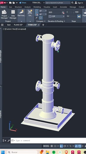 2.3K views · 84 reactions | Crear Pendientes En Lineas En AutoCAD Plant 3D #AutoCAD #a3dfgs #short #viralreelsシ #viralpost | Diseño De Tubería 3D | Facebook