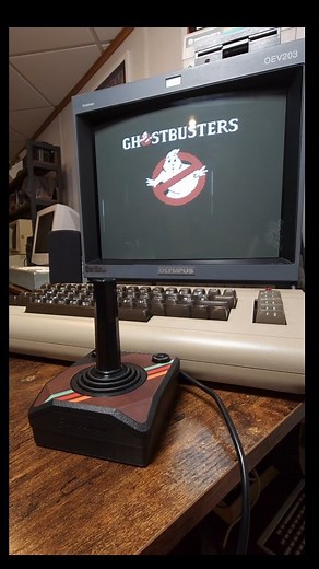Vintage portable computers and electronics 📺⌨️🖨📼📷📟 on Instagram: "Commodore 64. Playing Ghostbusters, 1984 CPU: MOS Technology 6510/8500 1MHz, RAM 64KB, Graphics: MOS Technology VIC-II 6567/8562 320x200 16 colors, Audio: MOS Technology 6581/8580, Commodore 1541 5.25" floppy drive Monitor: Olympus OEV203 #commodore #retrocomputer #vintagecomputer #oldtech #commodore64 #ghostbusters #classiccomputer #vintagecomputing #retrogaming #oldgames #oldcomputer #homecomputer #vintagestyle #retrotech #