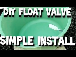 DIY HYDROPONIC FLOAT VALVE INSTALL TOWER GARDEN