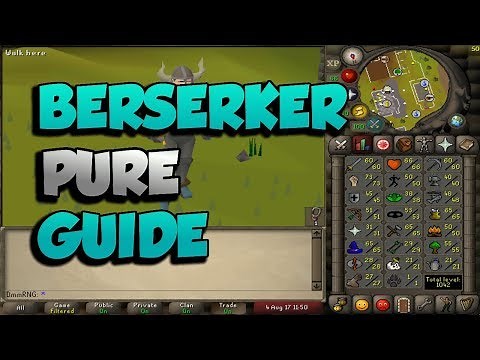 Building a Zerker Guide - Make your own Berserker pure OSRS