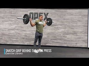 Snatch Grip Behind the Neck Press