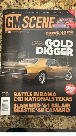 Charlie's 67 Camaro on Cover of GM Scene Magazine Charlie Lucas’ 1967 Camaro just made it to the cover of GM Scene Magazine We met Charlie during Power Tour 2023 at Bristol Motor Speedway and shot a detailed video. The car is gorgeous inside and out with only subtle visual enhancements to its original form. Mechanically, it’s full-bore ProTouring. Our contribution was a 427 cubic inch, hydraulic -roller LS that pushed out over 1,100 horsepower on our dyno thanks to its Whipple supercharger. The 