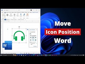 How to Move Icon Position on Microsoft Word