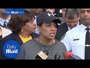 Baltimore mayor calls day after riots 'good day' for the city - Daily Mail