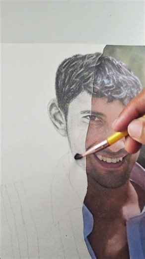 Aman Sharma (Jay Baba Ki) Pencil Sketch ✍️ | Realistic Portrait Drawing | Artist Vinay Jain