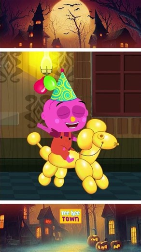 Zombie Johny's Spooky Birthday #teeheetown #shorts #kidssongs