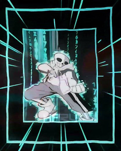 sans vs chara collab #undertale #sans #chara #mangaedit