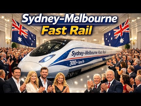 Sydney–Melbourne Fast Rail High-Speed Train Australia Travel in 3.5 Hours
