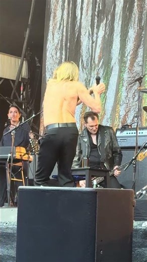 🔥👕 Red Hot Chili Peppers’ Old Friend – Iggy Pop – still breaking stages like curfews