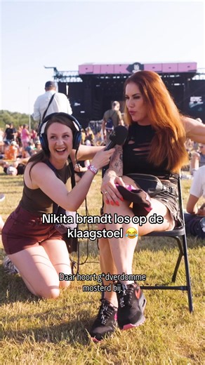 Een beetje klaagzang hoort erbij op dag 3 van een festival. Gelukkig zien we je volgend jaar weer gewoon op Pinkpop Nikita 👋 #3fm #pp26 #pinkpop