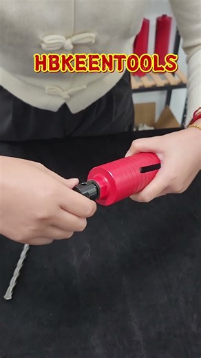 HBKEENTOOLS Dry Core Bit # Helix Chute Design Suitable for Electric Hammer Percussion Drill