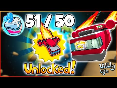 Wobbly Life Space Update: ALL 50 Space Gifts + Wizard Ship SECRET! 🎁🚀