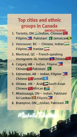 Canada isn’t just diverse—it’s a whole world in one country. 🇨🇦🌏 #CanadaDiversity #MulticulturalCanada #CanadaLife #ImmigrantNation #DiverseCities #Toronto #Vancouver #Montreal #GTA #ExploreCanada #CanadaProud #fblifestyle | Michelle Tolentino