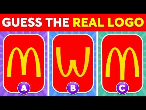 Guess The REAL Logo ✔️🤔 | 60 Famous Logos You Should Know | Logo Quiz 2026