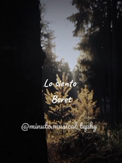 Lo siento de Beret: Una Canción de Reflexión