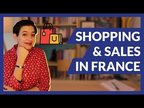 Learn French Vocabulary + French Culture: Sales in France