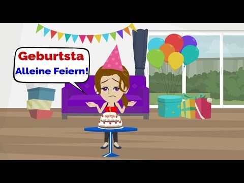 Today is Mila's birthday | Learn German | Simple German Speaking Practice with Animation |