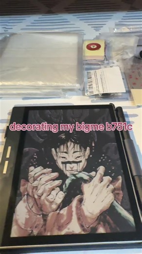 Decorating My Bigme B751C E-Reader: Clear Case Unboxing