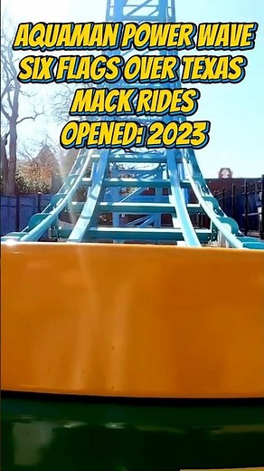 INSANE Aquaman Power Wave POV – Splash Ride Experience at Six Flags Over Texas