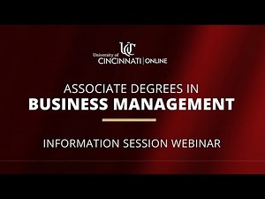 Summer 2025 Info Session: Associate Degrees in Business Management