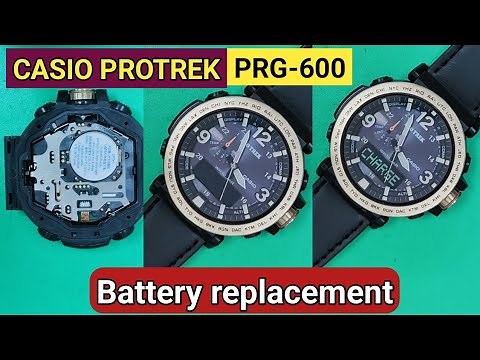 Casio Protrek PRG-600 Battery Replacement | Step-by-Step Watch Repair Tutorial