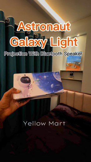 7.5K views · 29 reactions | Astronaut Galaxy light projector OFFER Price Now | Yellow Mart | Facebook