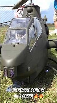 Stunningly Realistic: AH-1 Cobra RC Helicopter in Scale Detail!
