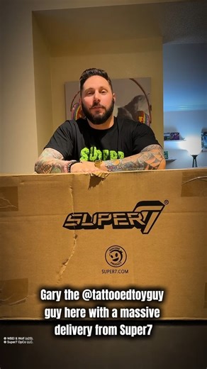 🚀 Childhood dream unlocked! The new 27” Toy-Color ThunderTank Panthro from Super7 — this thing is MASSIVE. 🔥 Watch Gary “The Tattooed Toy Guy” unbox his ThunderCats Thundertank and be sure to grab yours at Amazon.com! #ThunderCats #ThunderTank @tattooedtoyguy | Super7