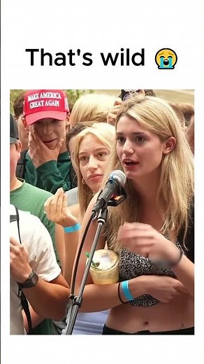 College girl flashes Charlie Kirk to get him banned #charliekirk