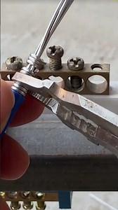 Smart way to fix and lock a wire under a screw for a tight, safe connection #electrical #engineering