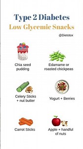 Glycemic Load Explained + 6 Perfect Snacks for Diabetes #dietotox #shorts #diabetes #healysnacks