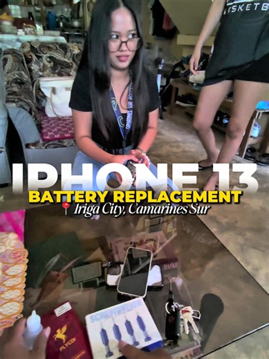 Iphone 13 Battery Replacement Problem: BLOATED BATT Loc: Iriga City , Camarines Sur Busy schedule? Skip the trip to the shop—we bring the service right to your doorstep! Anywhere in Bicol. Dm us #iphonerepair #RayBanMeta #iphone #buyandsell #homerserviceiphone