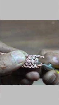 Stunning Copper Wire Bracelet Tutorial #handmadebracelet #copperbracelet #copperjewelry #diy