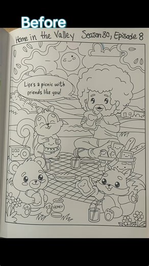 Home In The Valley Season 30, Episode 8 #color #cozy #ohuhumarkers #coloringbook #bobross