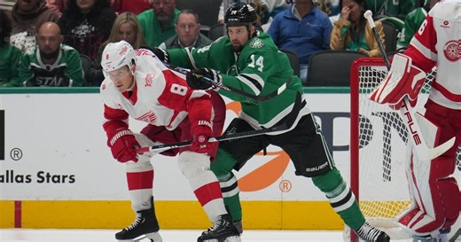Harley s OT goal lifts Stars to 3–2 win over Red Wings | KTVT | CBS News Texas