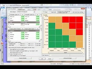 RiskyProject Enterprise Tutorial: Risk Matrix