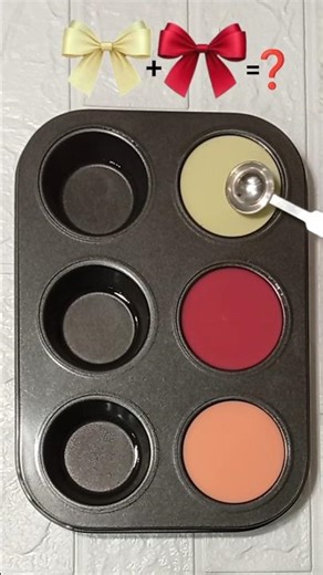 Mixing Ivory, Red & Peach | 3 Beautiful color mixing combinations ✨ #artshorts #viral