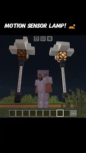 SENSOR LAMP 🛋️ #minecraft #minecraftshorts #gaming #shorts