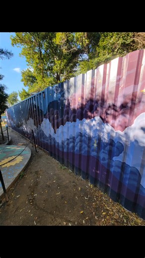 Finally wrapped up the front of this C-train and I’m officially calling it Starfall! ✨ Nothing beats adding those final strokes and hearing people react as they walk by. And yes… I SIGNED IT. 👏🎨 | Jacob Carson Art