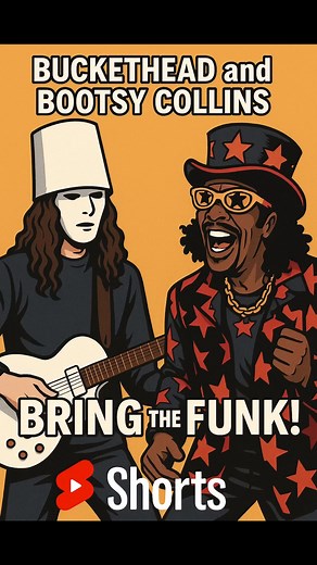 Buckethead Backing Tracks on Instagram: "LEGENDARY FUNK FUSION! Buckethead and Bootsy Collins tear it up on stage in this rare PBS TV Special (Axiom Sound System) with Bill Laswell and a killer lineup of musicians! Watch as Buckethead unleashes an epic solo with Bootsy on stage—pure musical magic you don’t want to miss! 🤩 This is what happens when two legends collide: wild solos and unforgettable FUNK energy. 🎵 Grab my Buckethead backing tracks at bucketheadexperience.com 🔔 Subscribe to my Yo