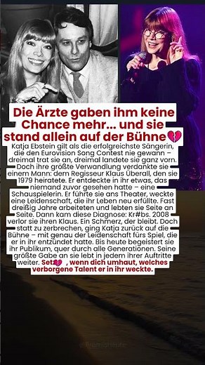 Die Ärzte gaben ihm keine Chance mehr... und sie stand allein auf der Bühne 🥺💔