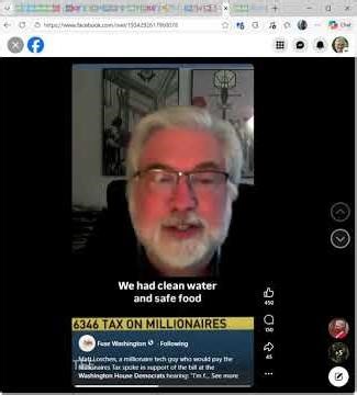 Matt Loschen Testimony before April Berg's Finance Committee on the Millionaire's Tax, 2/24/26